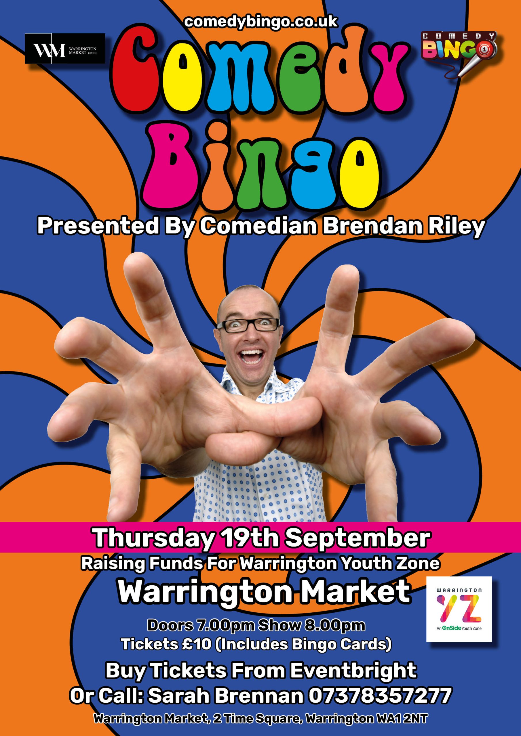 Comedy Bingo with Comedian Brendan Riley