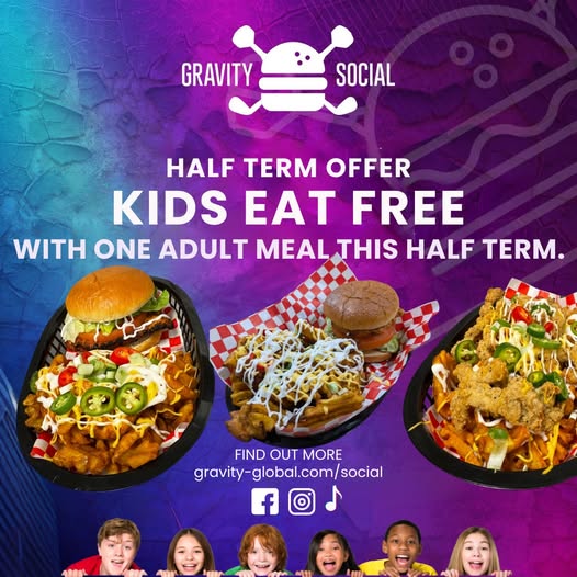 Kids Eat Free at Gravity Social