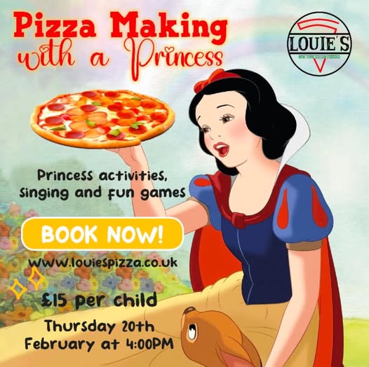 Pizza Making with a Princess