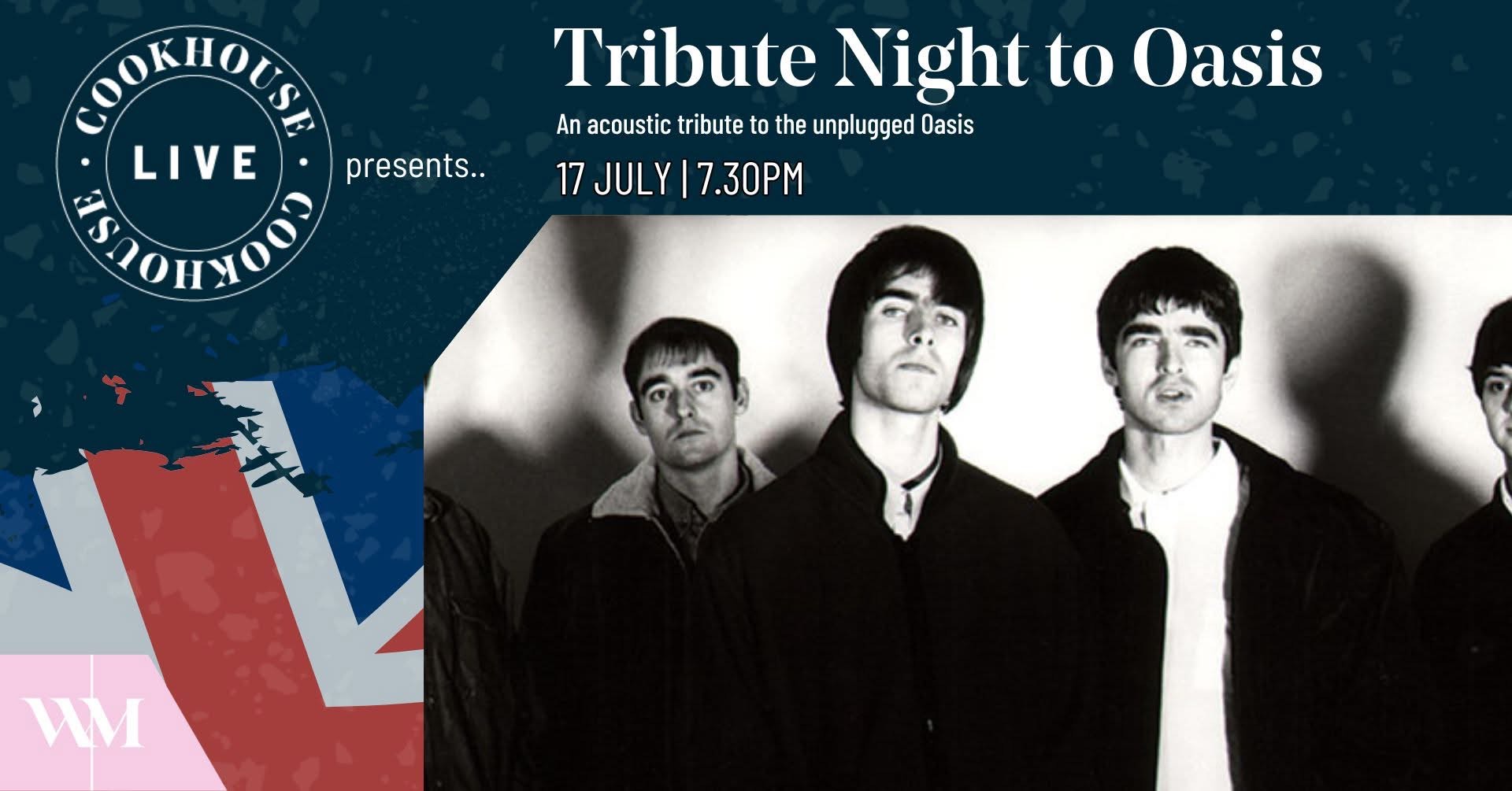 COOKHOUSE LIVE: An Acoustic Tribute to Oasis