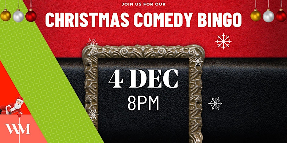 Christmas Comedy Bingo