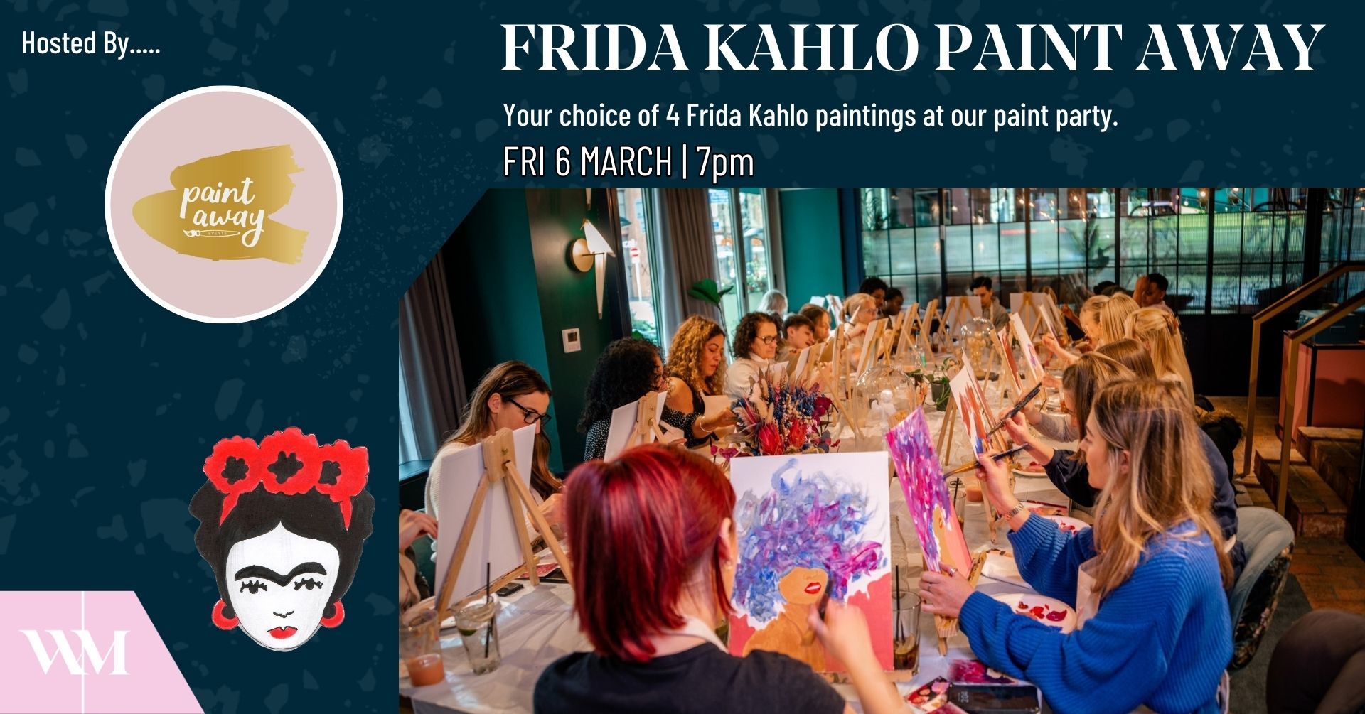 Paint Away: Frida Kahlo Sip & Paint